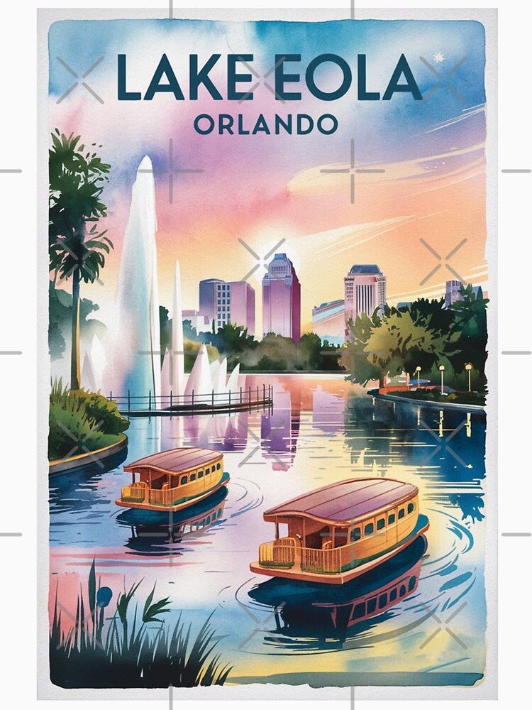 Orlando Vintage Travel Poster by TravelerRat