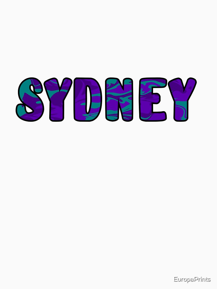 Sydney Custom Name by EuropaPrints
