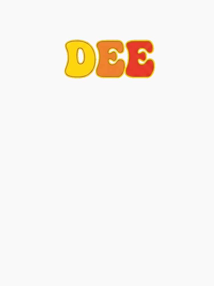 ❤️ Dee Personalized Name Wavy Retro Shirt, Coffee Mug, Sticker Gift by HelixPedia