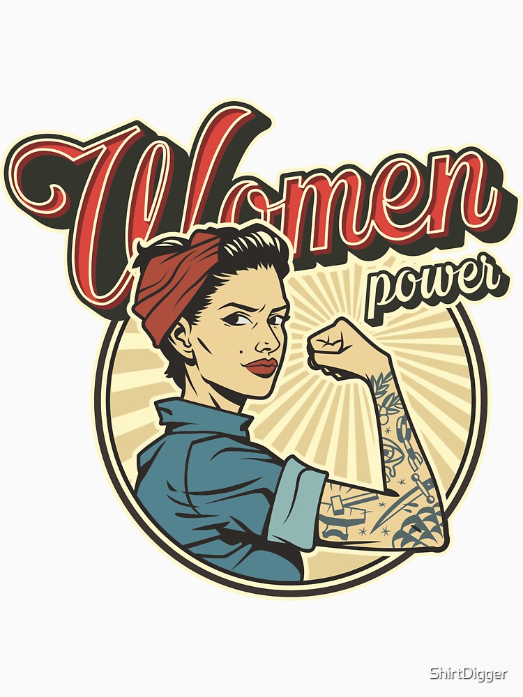 Retro Women Power by ShirtDigger