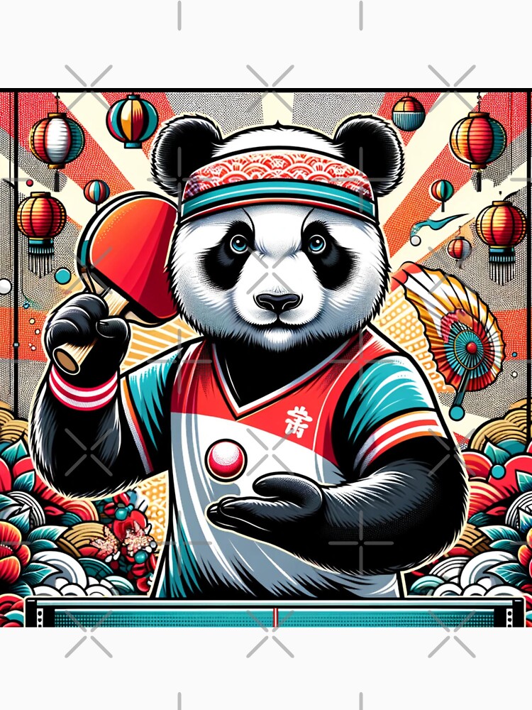 Ping Pong Panda in Action by KNAA