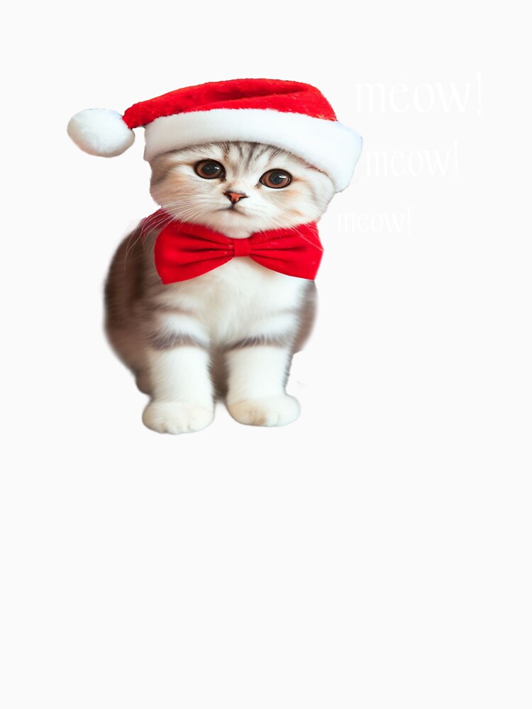 Cat Santa Meow by sinemsworld1