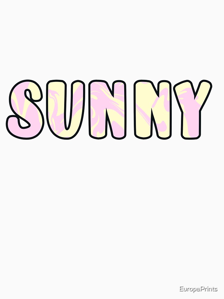 Sunny Custom Name by EuropaPrints