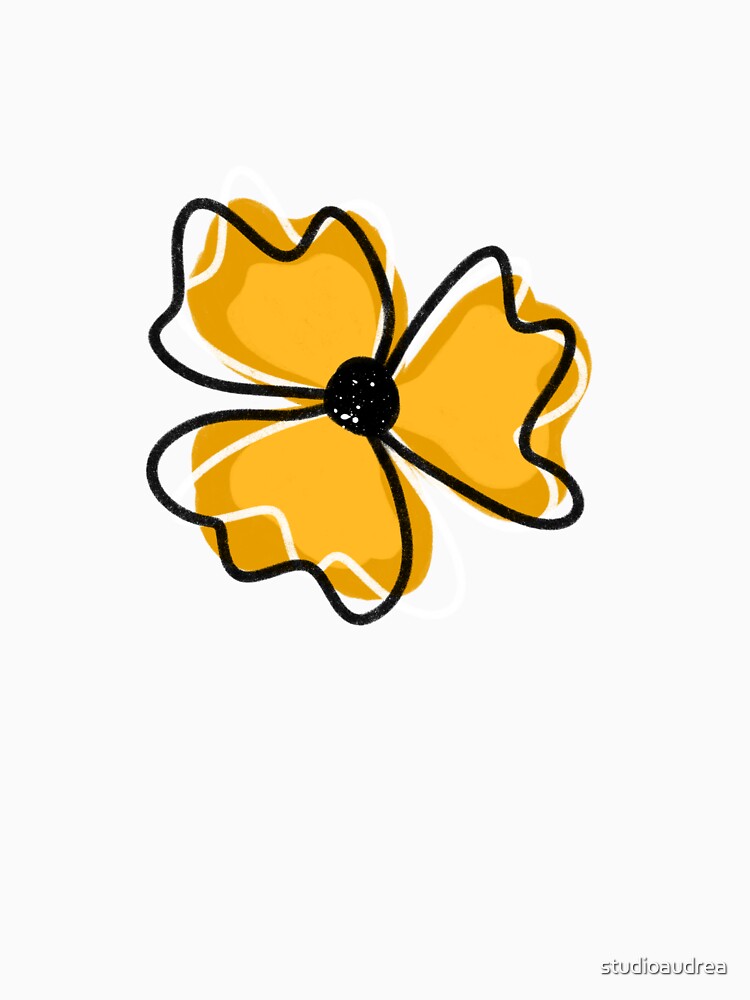 Cheerful Yellow Wildflower by studioaudrea