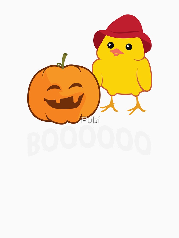 Halloween Funny Pumpkin And Chicken Outfit by Pubi