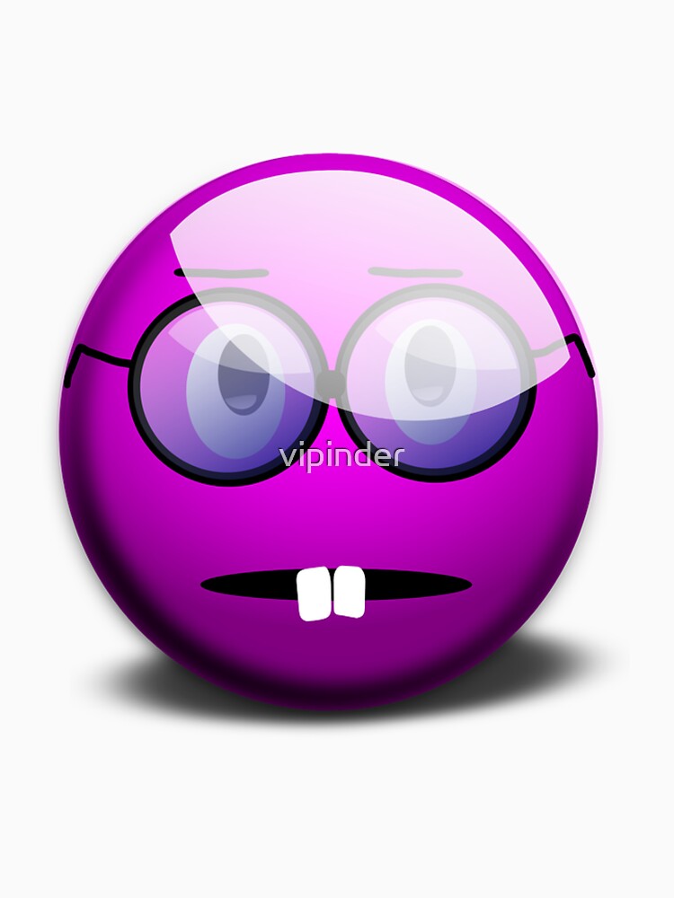 Emoji Purple T-Shirt by vipinder