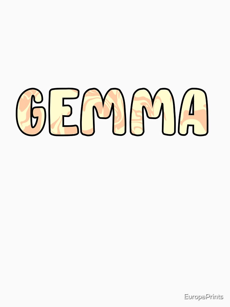 Gemma Custom Name by EuropaPrints