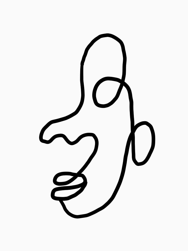 Continuous Line Half Face by regsdoodles