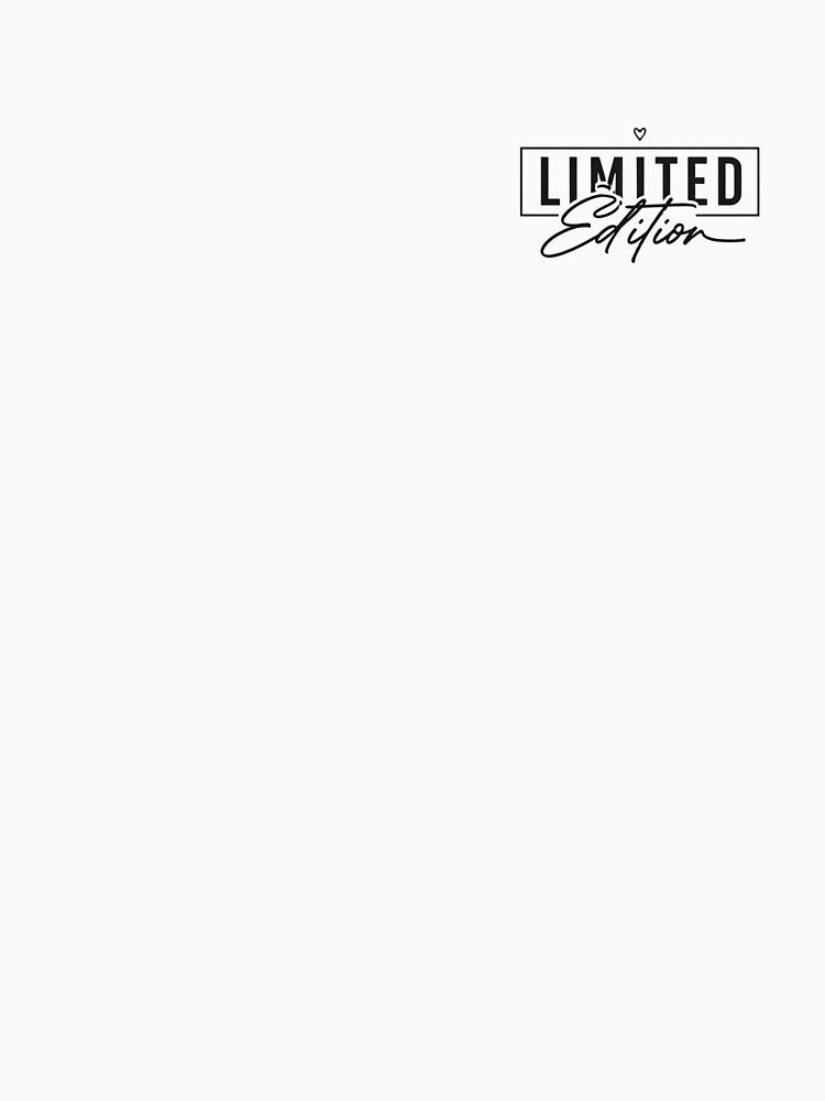 Minimalist “Limited Edition” Typography Logo in Black and White Modern Design by PixelVibe782
