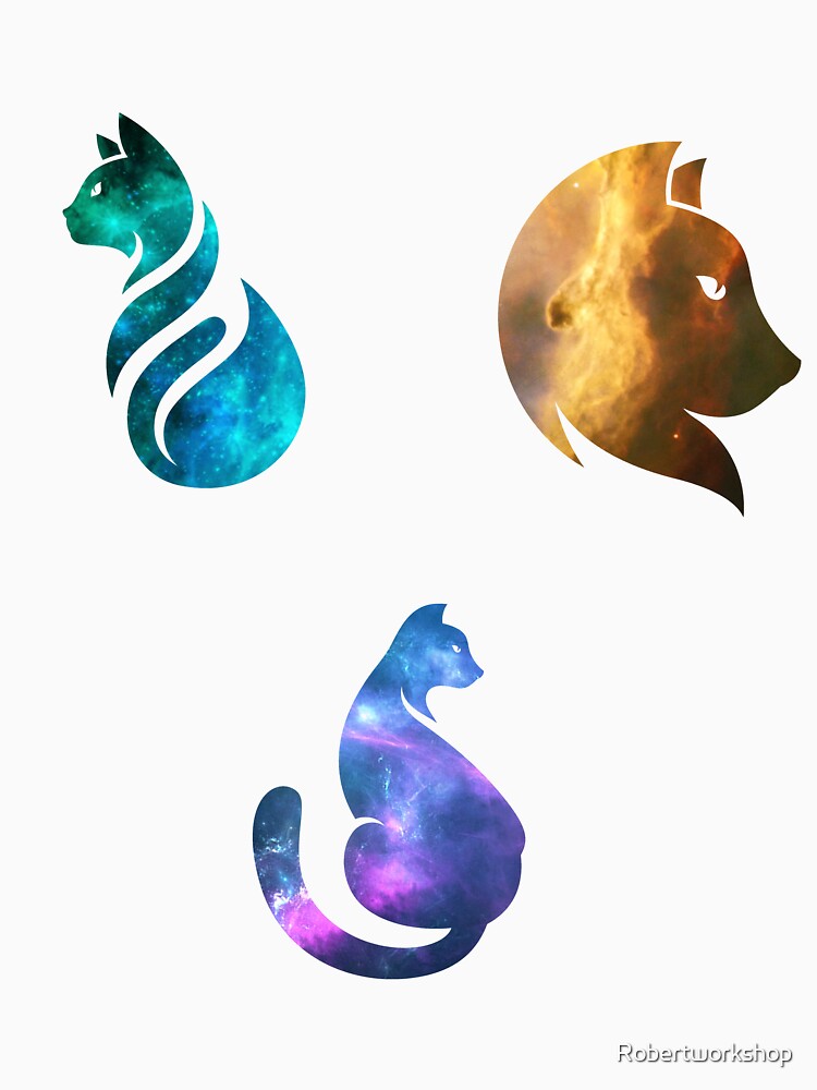 Universe Cat Symbol Sticker Pack by Robertworkshop
