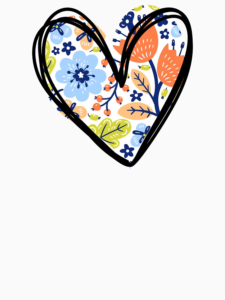 Valentine's Day Heart Boyfriend Girlfriend Flowers Pattern by SStarDesigns