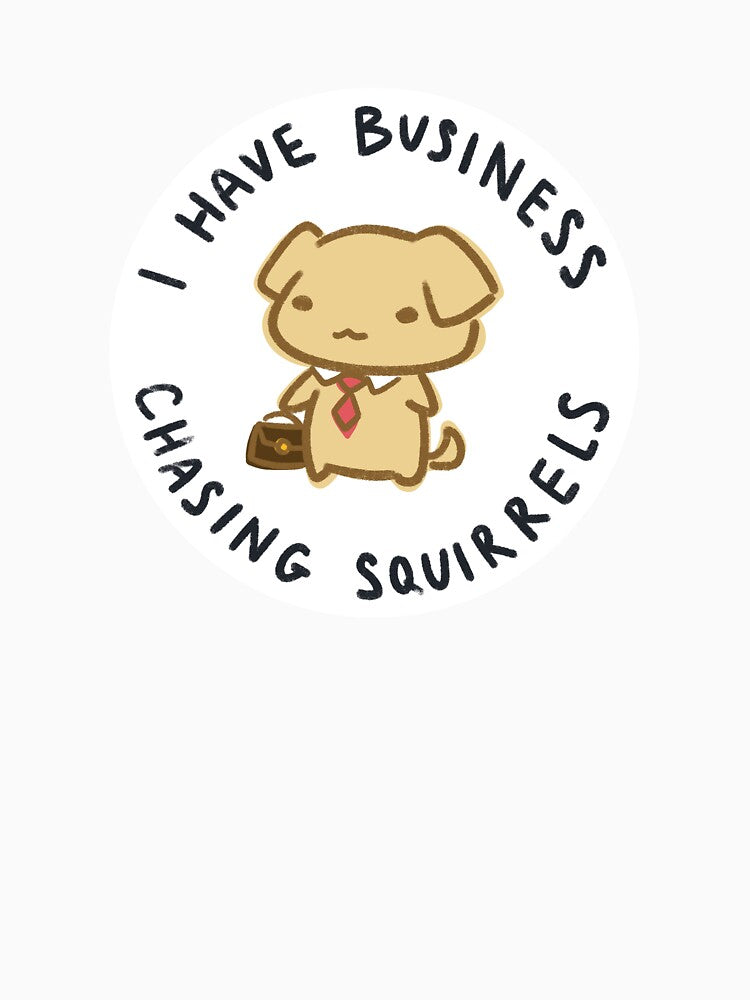 Business Pup (Handwritten) by NurseAllieCat
