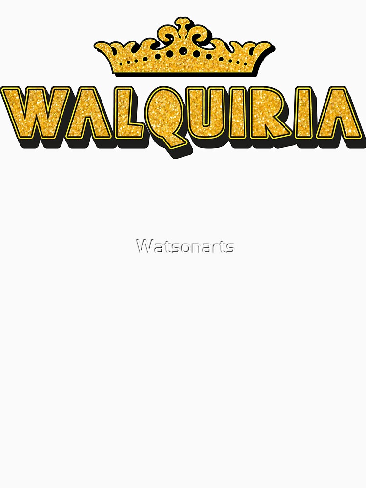 Walquiria Personalized Funny Custom Name Crown Design by Watsonarts