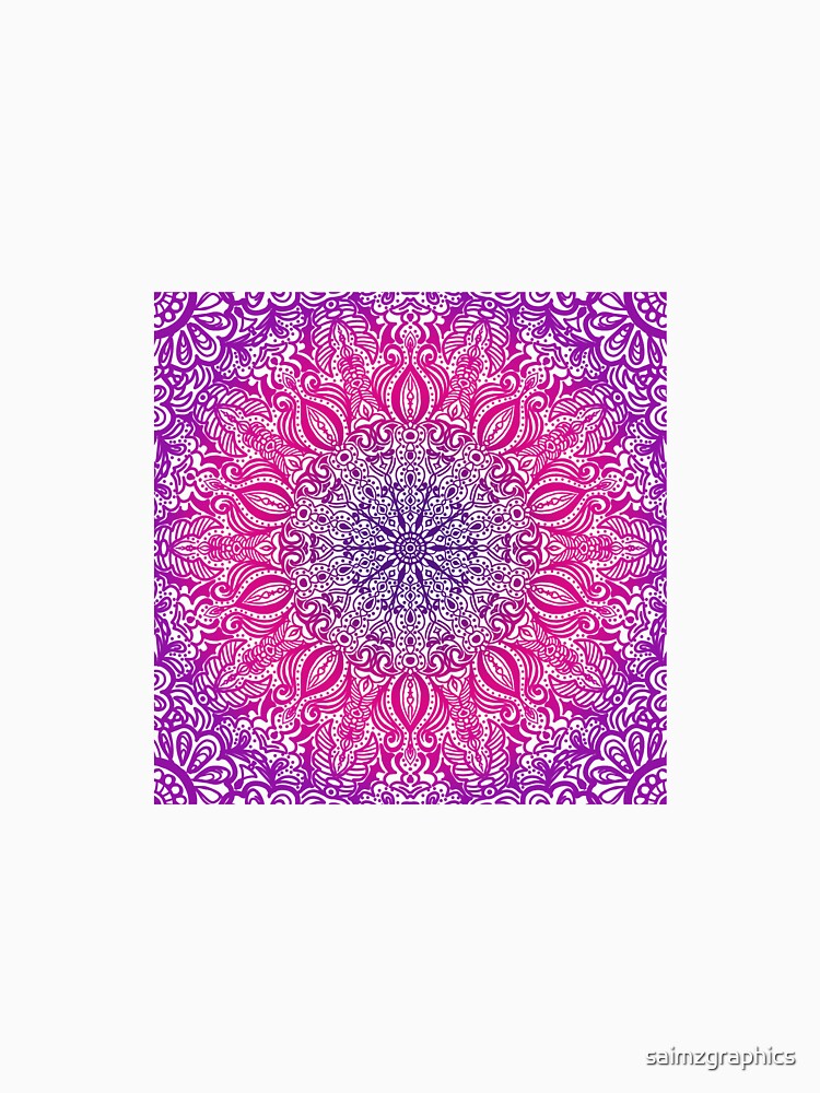 Happy Color Mandala Pattern by saimzgraphics
