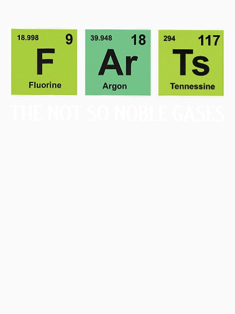 Farts The Not So Noble Gases Funny Chemistry by KendraHenke