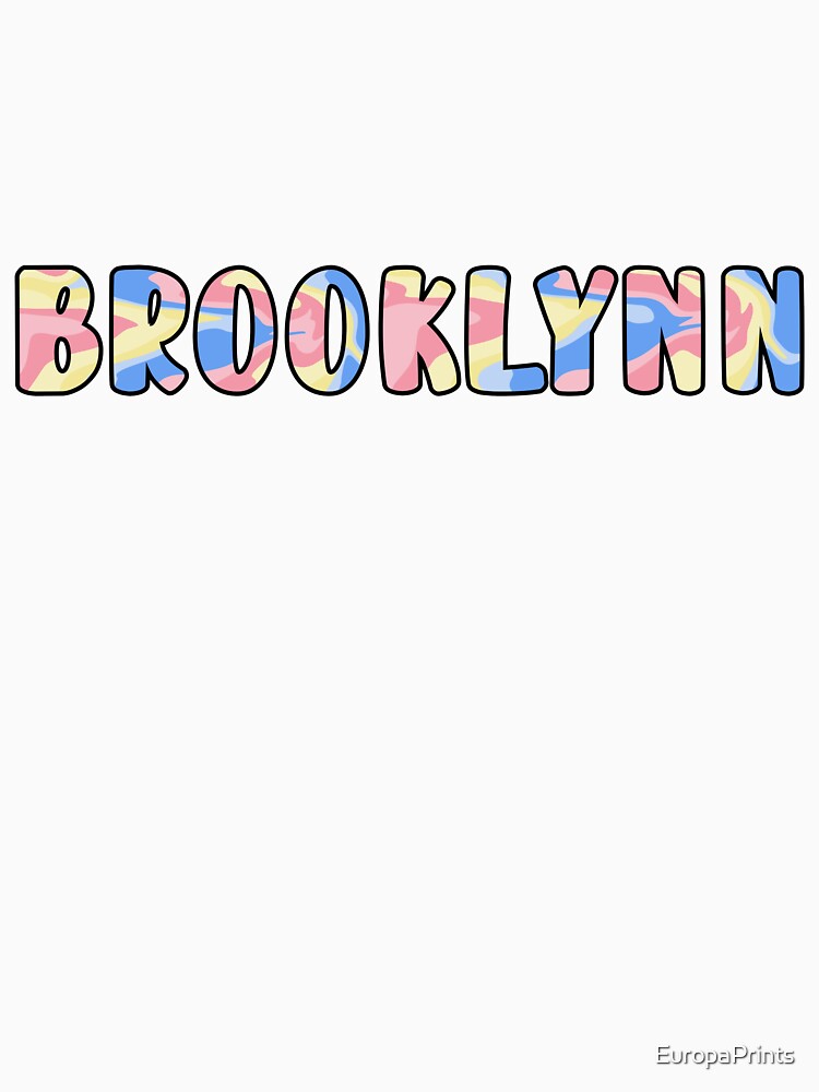 Brooklynn Custom Name by EuropaPrints