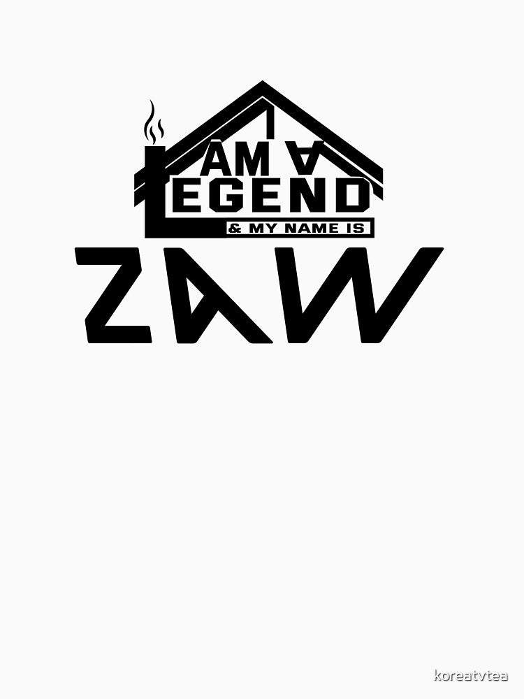 I Am a Legend: Custom Name Design for Zaw by koreatvtea