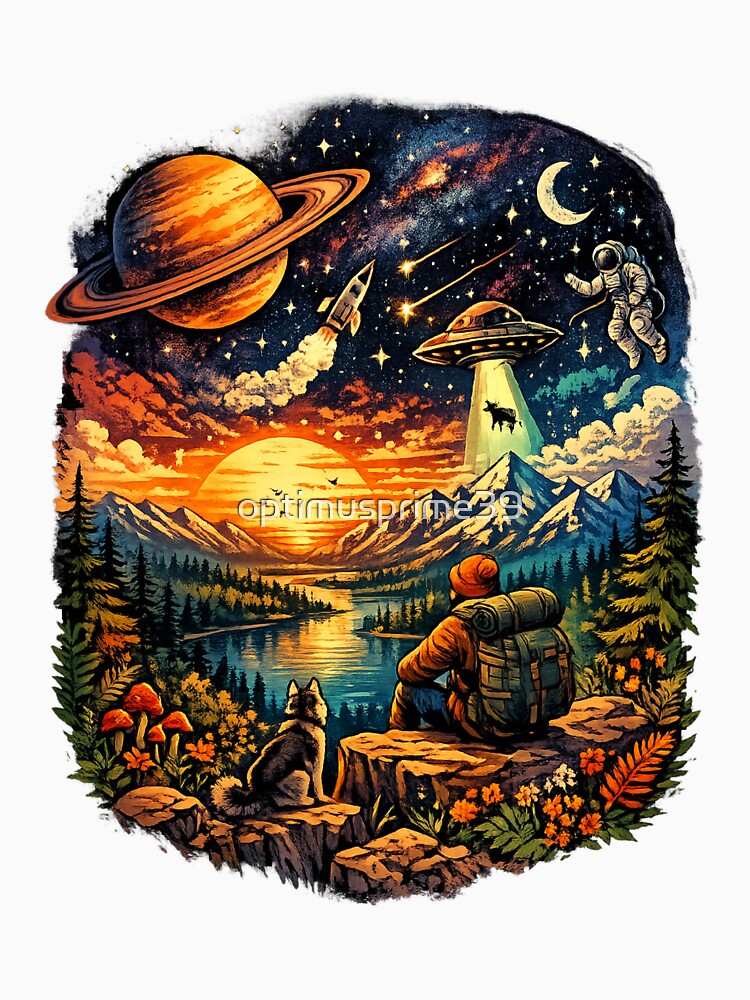Cosmic Adventure at Sunset by optimusprime39