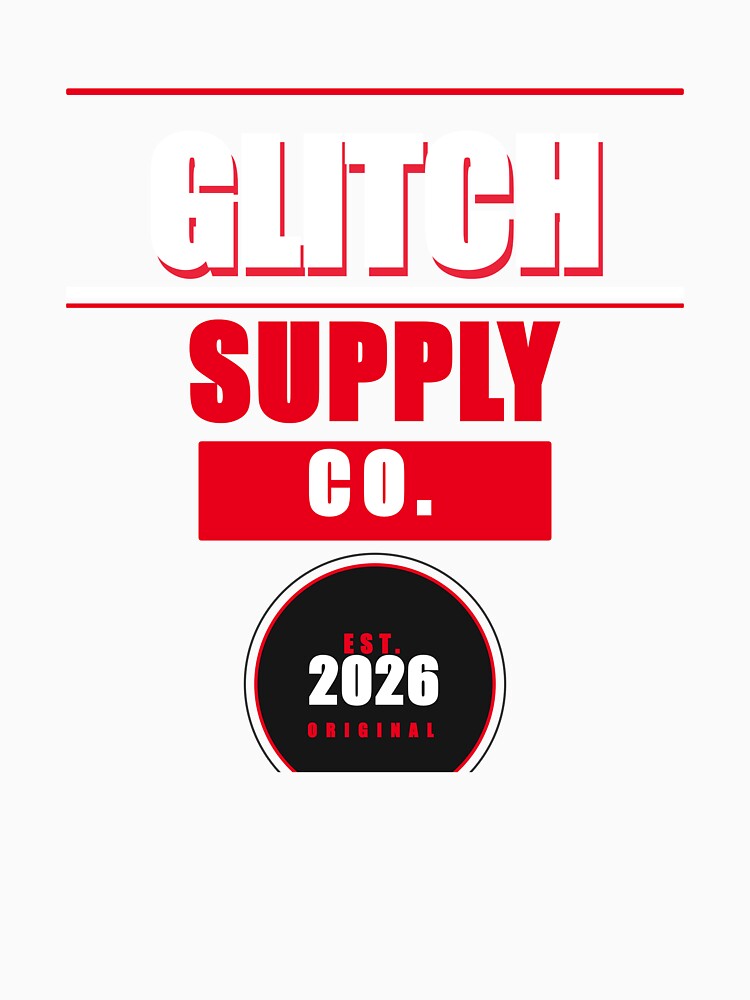Glitch Supply Co Original Streetwear Brand Graphic by Mega-Shopping