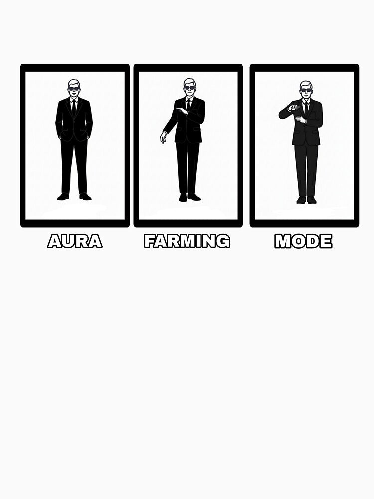 Aura Farming Mode | Viral Trend Graphic Tee for Main Character Energy by Gokool
