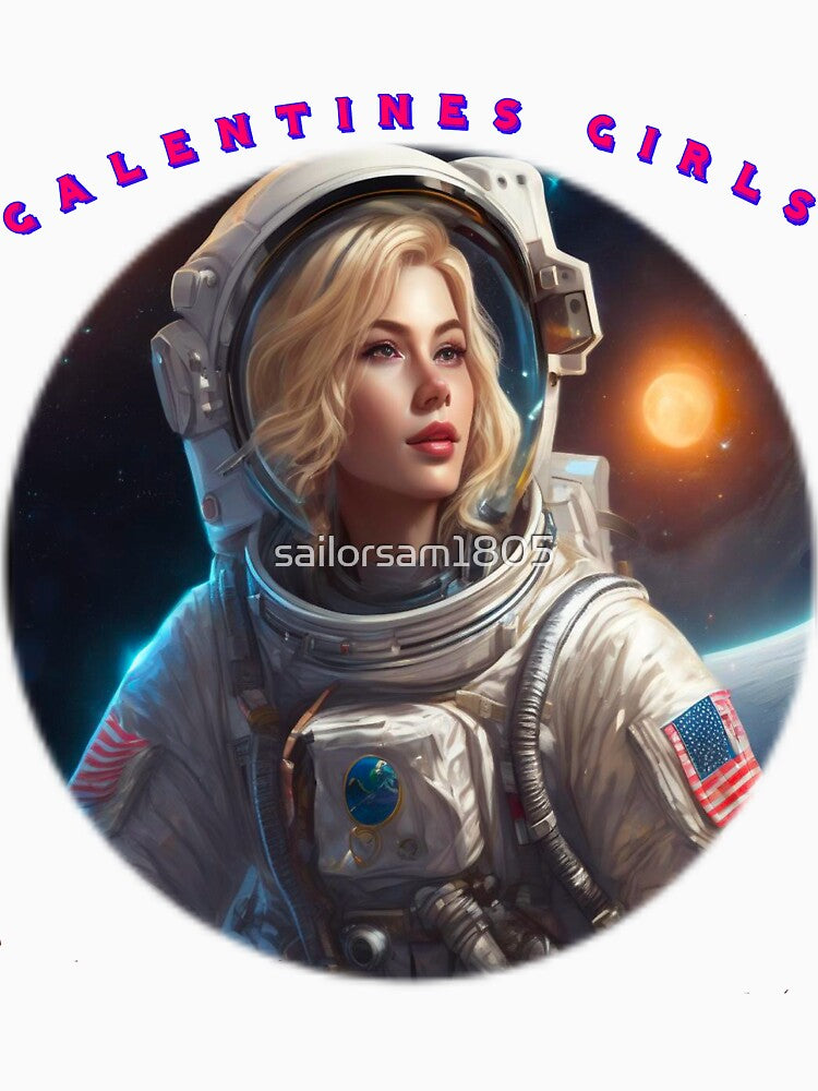 Galentines girls cool spacewoman by sailorsam1805
