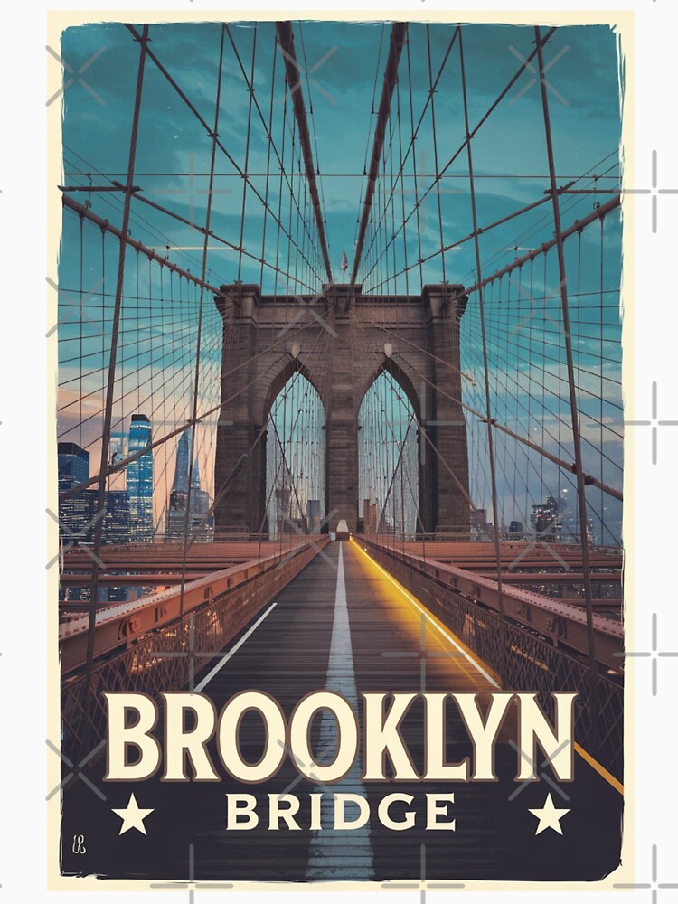 New York Vintage Travel Poster by TravelerRat