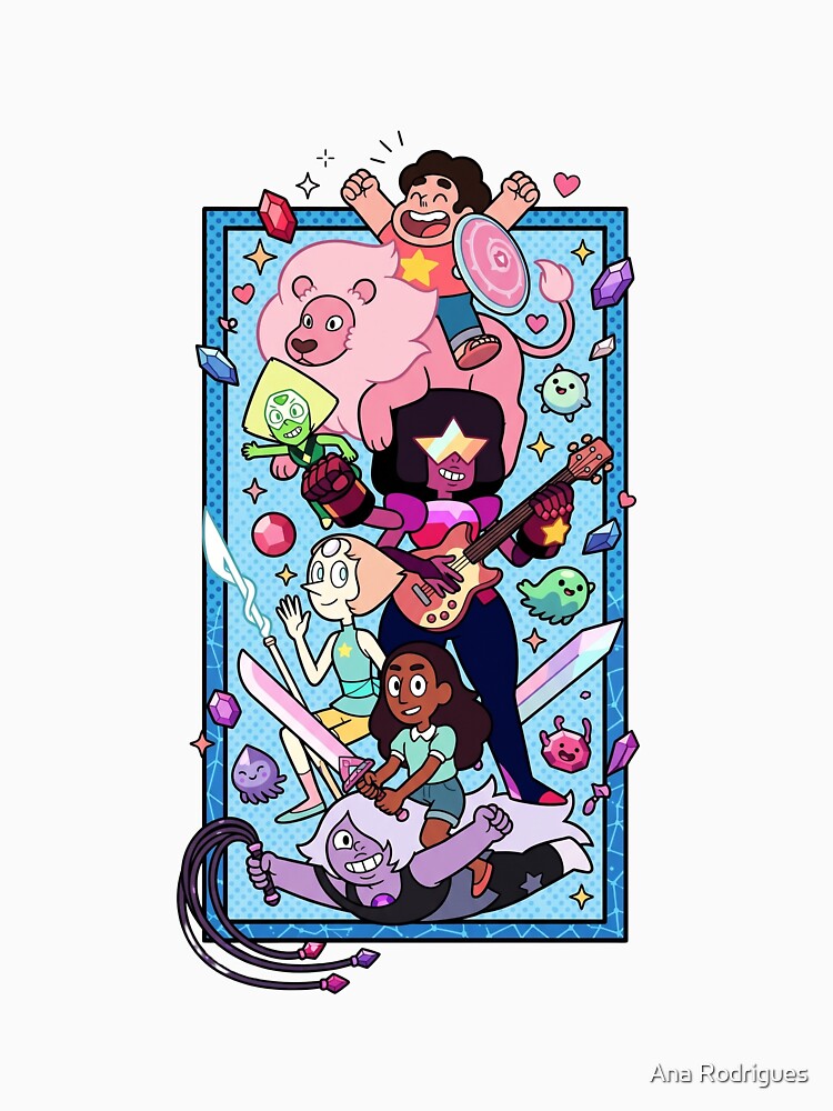 Steven Universe Crystal Gems Stained Glass Art by 0Zetgest