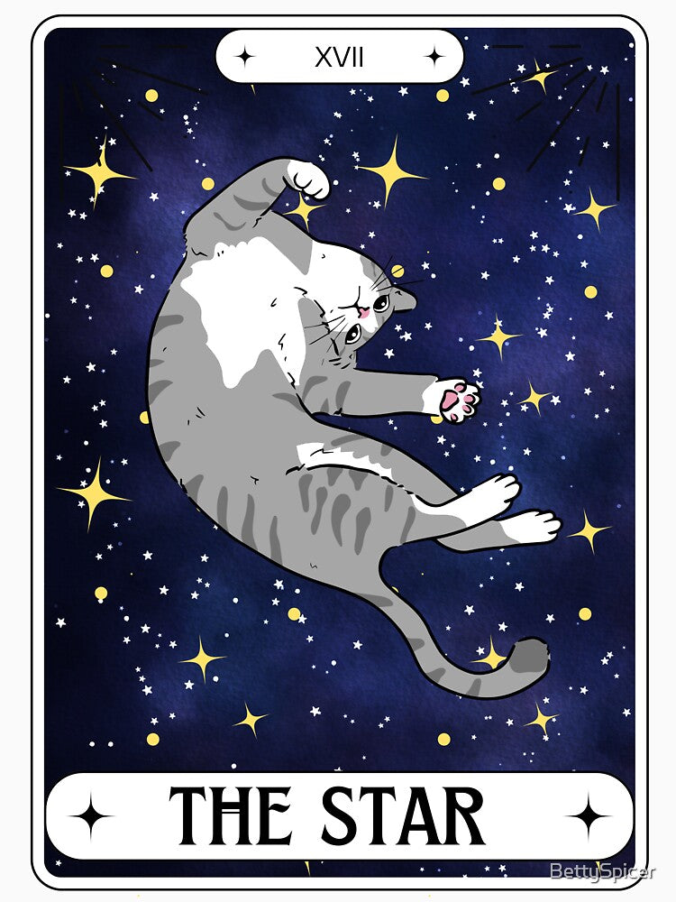 Tarot Card Tabby Cat The Star by BettySpicer