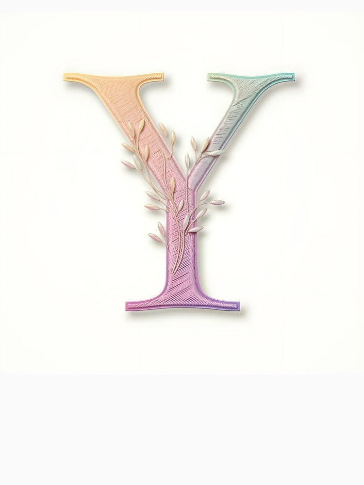 Y Monogram 01 by Lisamariesumner