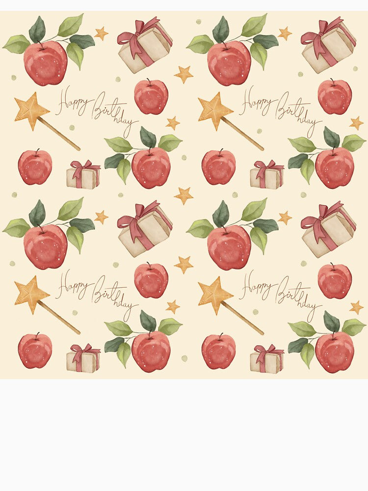 Cute whimsical Birthday Wrap by Candy-storee
