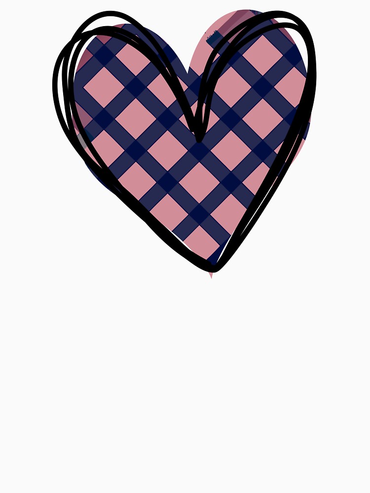 Valentine's Day Heart Boyfriend Girlfriend Crisscross Pattern by SStarDesigns