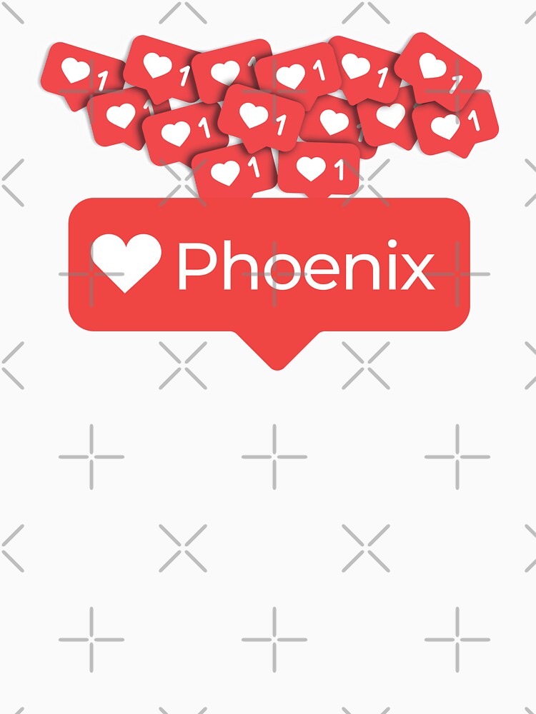 Love My Phoenix Arizona Notification Hearts by elhefe