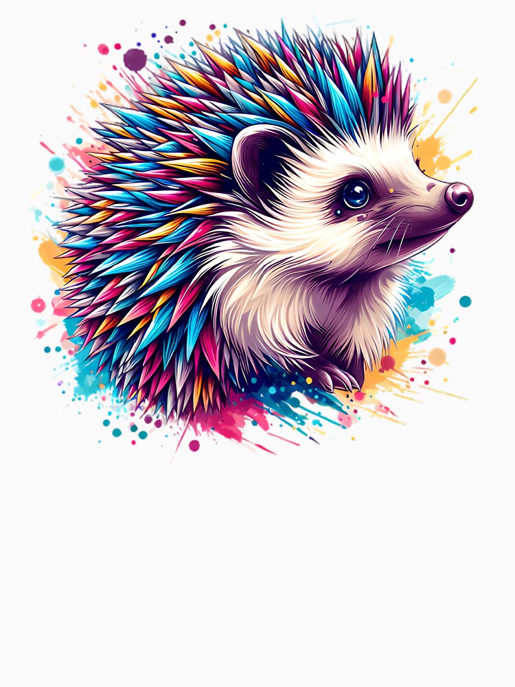 Beautiful colorful hedgehog by Marcoshop10