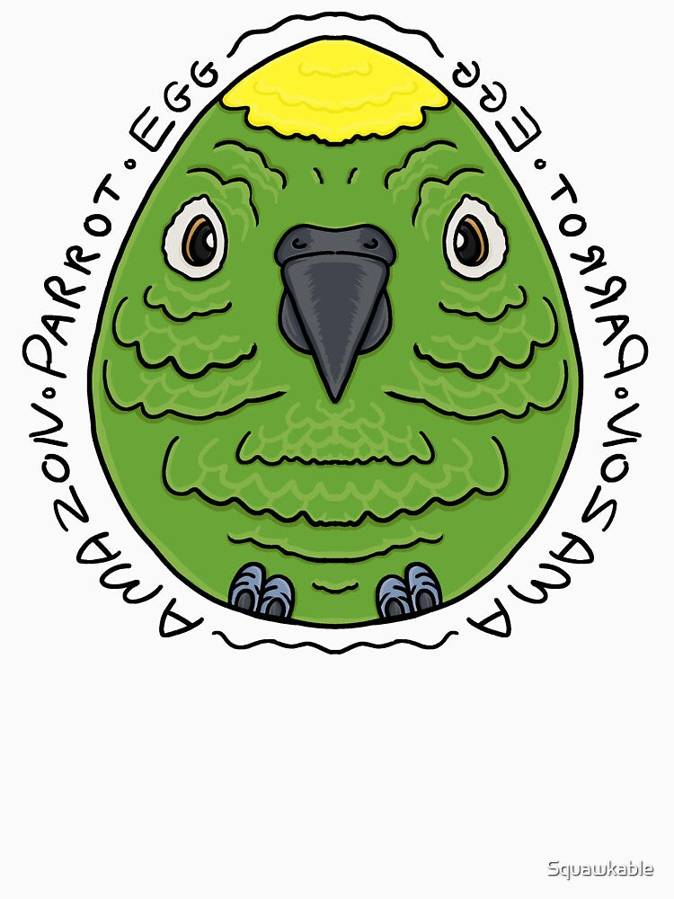 Yellow Crowned Amazon Egg by Squawkable