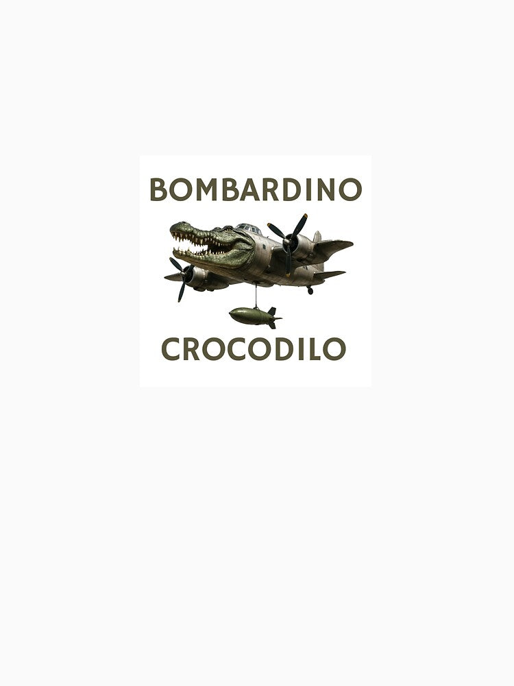 Italian Brainrot BOMBARDINO CROCODILO Viral Meme Tiktok Design by xayez