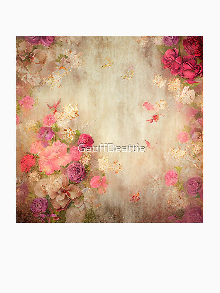 Vintage floral Unique gift the ultimate valentine gift for her or him love heart collection by GeoffBeattie