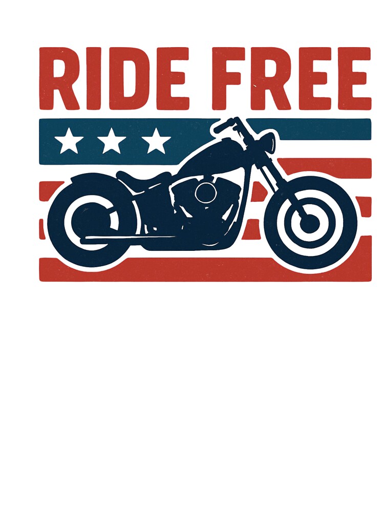 Ride Free Vintage Biker by CREATIVO STUDIO