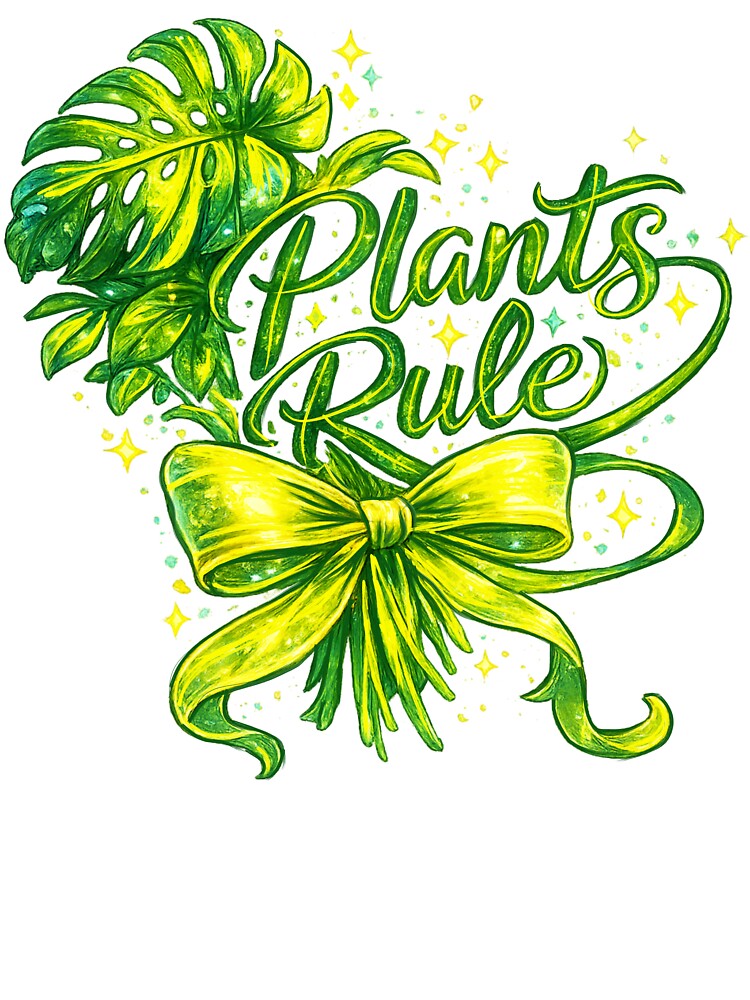 Plants Rule BrushStroke Design by DivineHaven