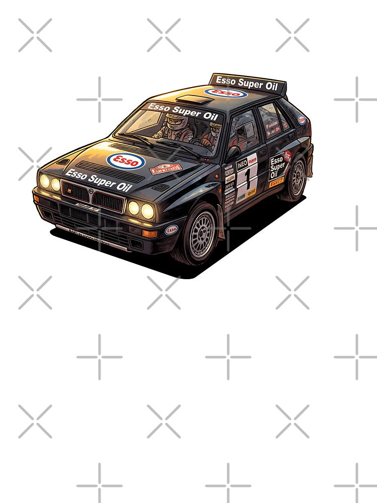 Lancia Delta Group A Art by Racing Art Store