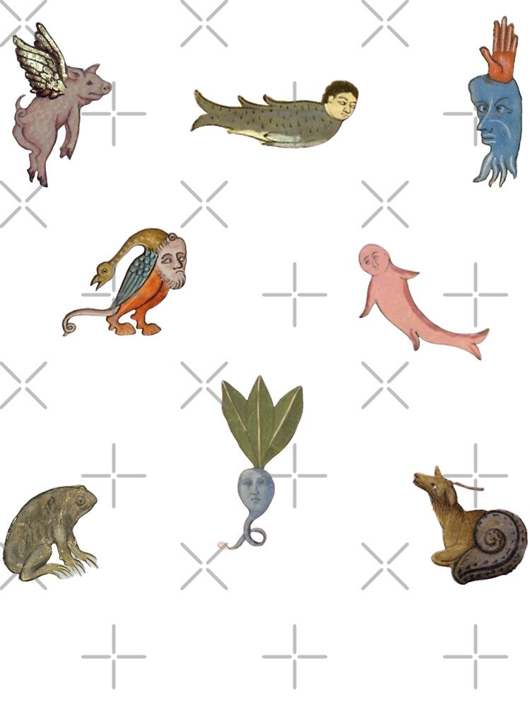 weird medieval creatures set 2 by mooneko