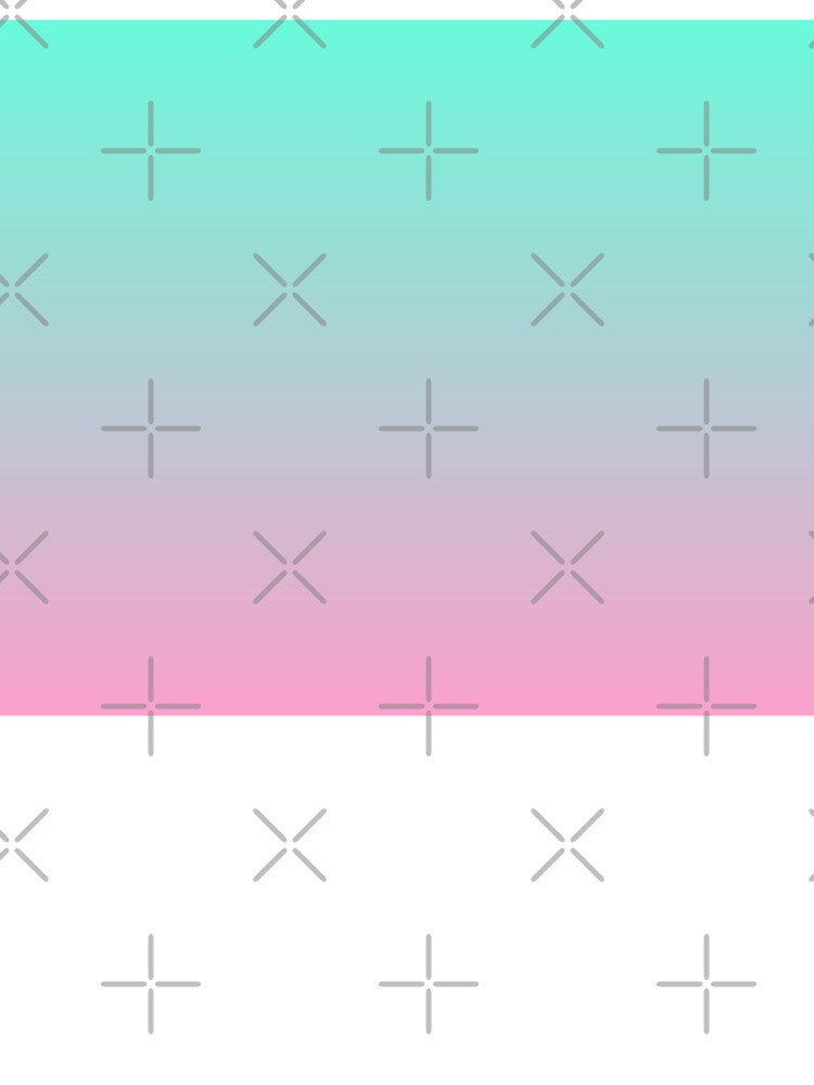 The gradient from mint green to baby pink color by MyLucidDreams
