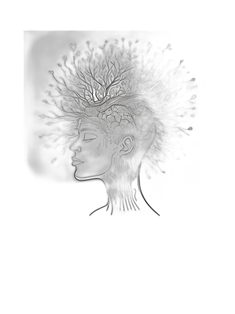 Mental Health Positivity Line Art Design by Shadow-Stone