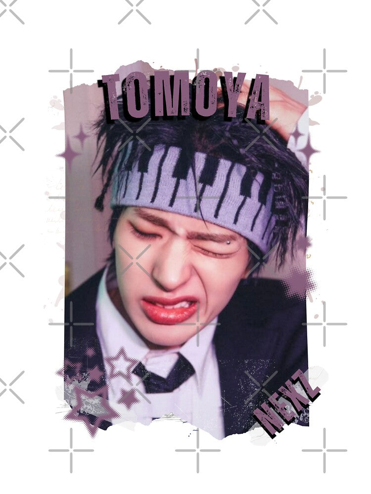 NEXZZ Tomoya Seven Member K-Pop Boy Group Portrait Korean Japanese boy band by AJUNICE STUDIO