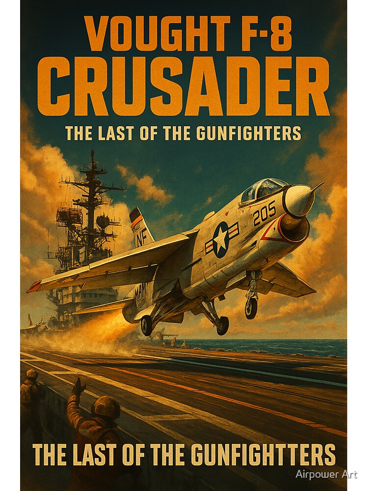 F8 Crusader by Airpower Art