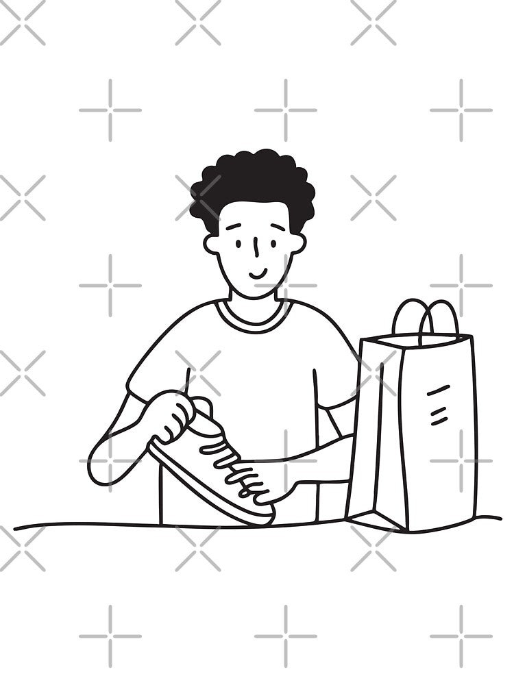 Person Unboxing Shoes Beside Bag by rasagamastore