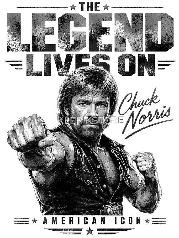 The Legend Lives On Chuck Black&White Edition by KLERIKSTORE