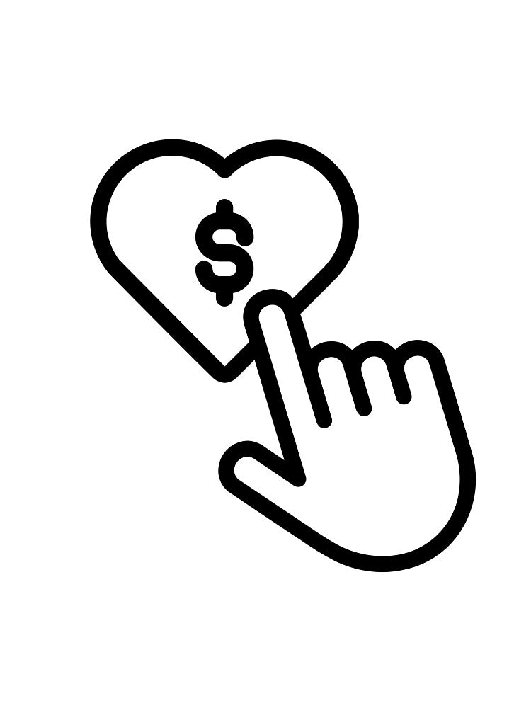 Money Click Icon Minimal Design by سله أرت
