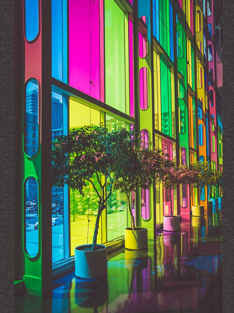 Colorful City Windows with Plants by KisDes