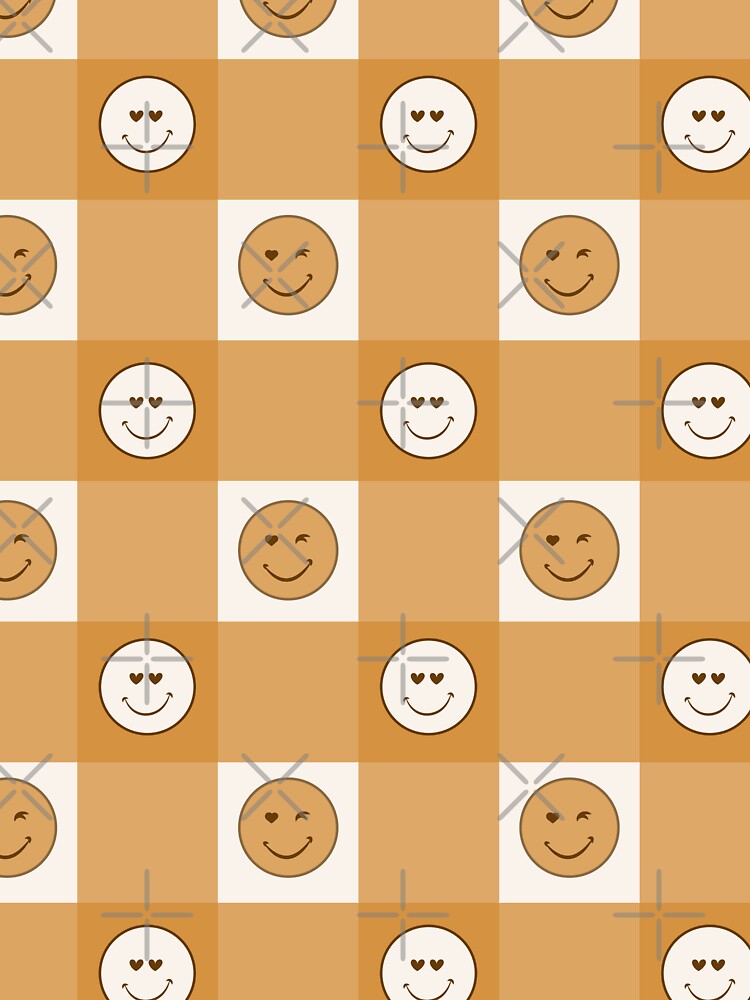 Cute smiley print - Yellow by RSDigitalPrintDesign