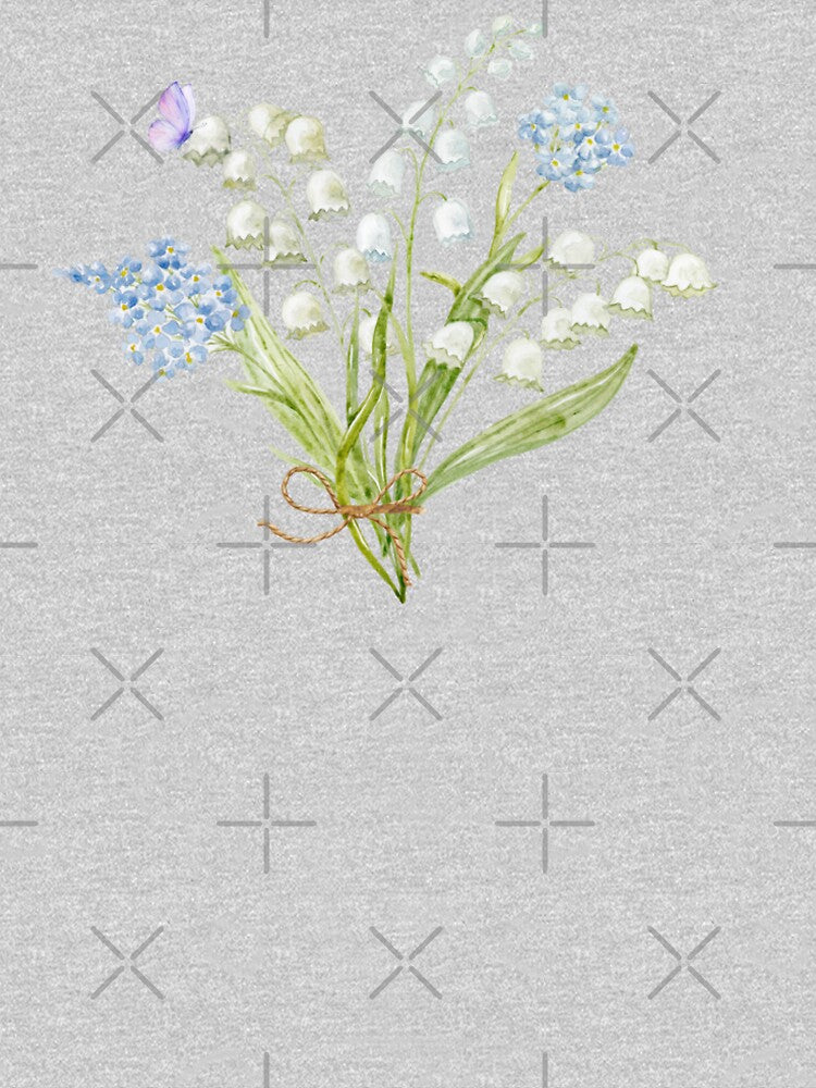 Flowers May Birthday Blooms: Lily of the Valley & Daisies" by Playful Strokes pom@pom